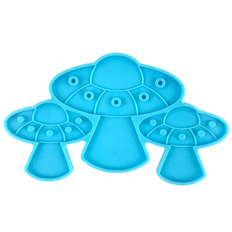 Silicone Mold UFO Unique Epoxy Crafting Earrings Pendant Modeling Jewelry Making