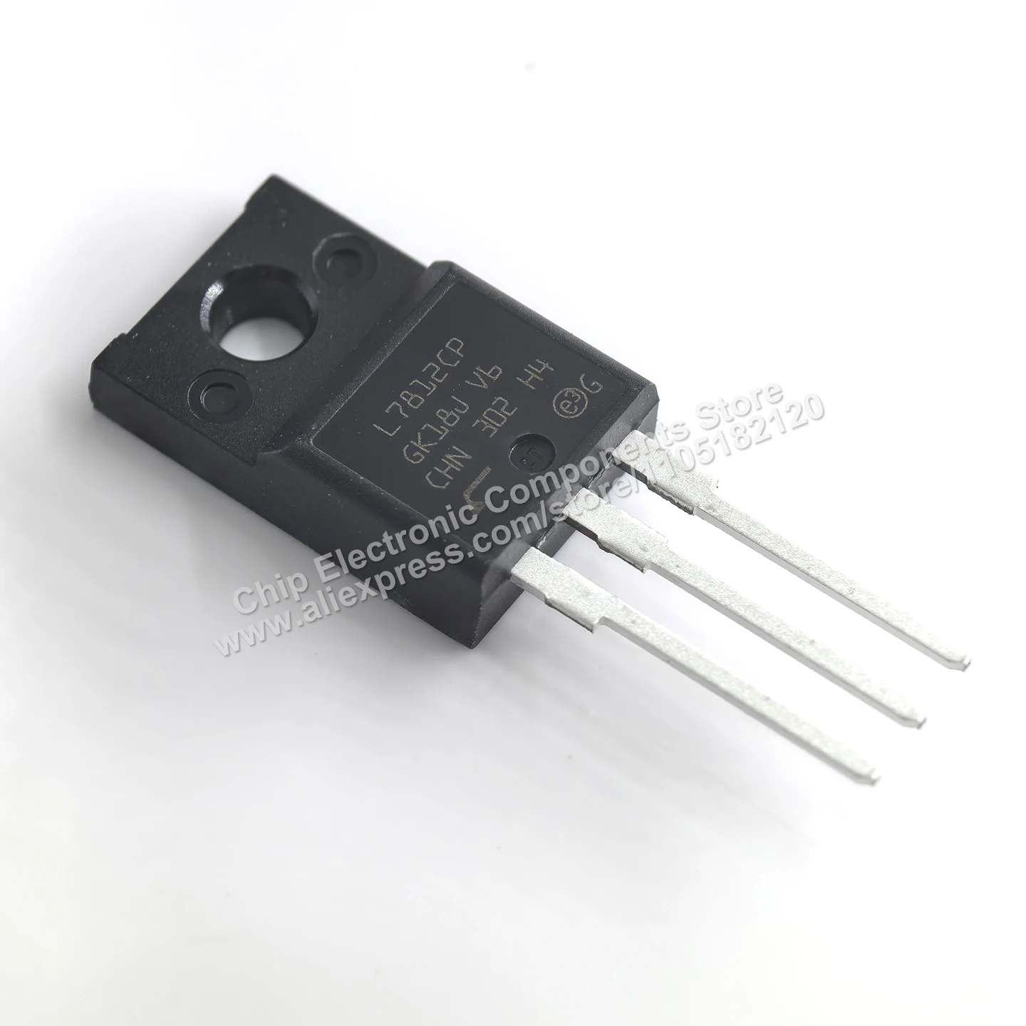 （2PCS）Original IC L7812CP Positive Voltage Regulator ICs, TO-220FP Package