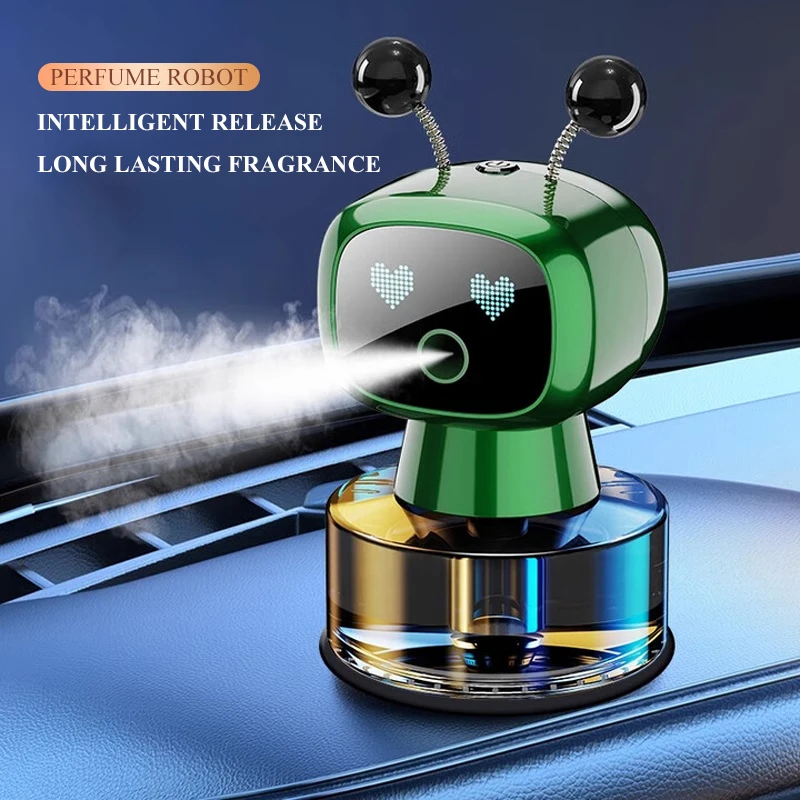 Désodorisant de voiture AI Robot intelligent parfum Rechargeable diffuseur automatique désodorisant aromathérapie parfum accessoires universels