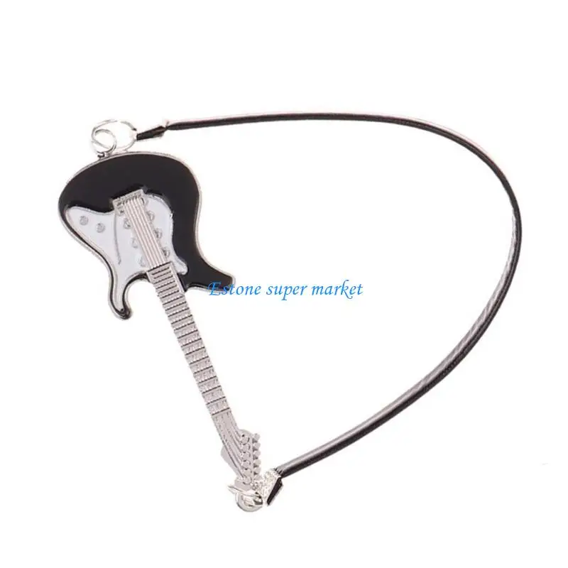 

090B Guitar Instrument Pretend Play for Kids Role Furniture Model Toy 1:12 Scale Vintage Guitar Play Dollhouses