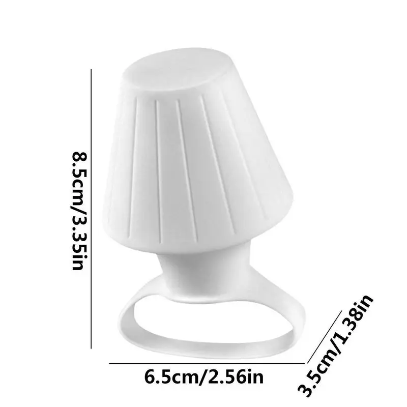Lámpara de Flash creativa para teléfono móvil, lámpara de mesa con sombra, modelado de silicona, luz nocturna pequeña estirable, adecuada para una variedad de modelos