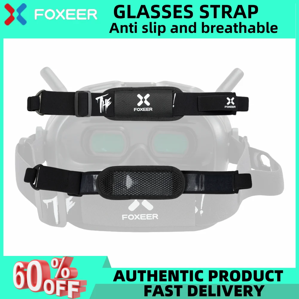

Foxeer FPV Goggles Antiskid Ventilated Headband Headstrap for DJI Goggles Fatshark Skyzone FPV Freestyle DIY Parts