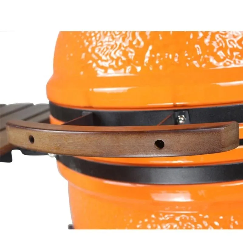 

21-inch Orange BBQ Grill New Style Rotisserie Ceramic Barbecue for Sale Charcoal Grill