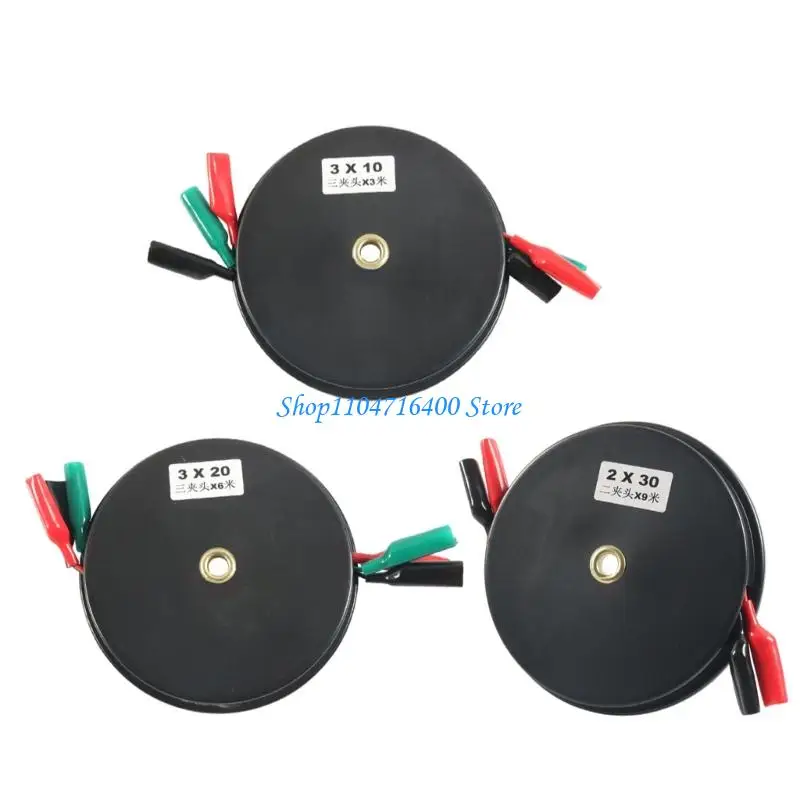 y1gd Automotive Diagnostic Equipment Retractable Cable Three Clip 18AWG ABS Wire