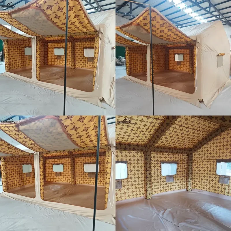 2026Hot Best-Selling Custom Size Oxford Fabric Air Tent Waterproof Inflatable Camping Tent Middle Eastern Style Outdoor