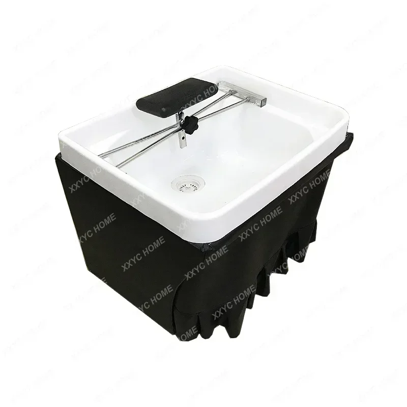 

Dedicated head treatment shampoo bed Separate Mobile Head Treatment Basin Water Circulation Thai Shampoo Chair Basin Frame