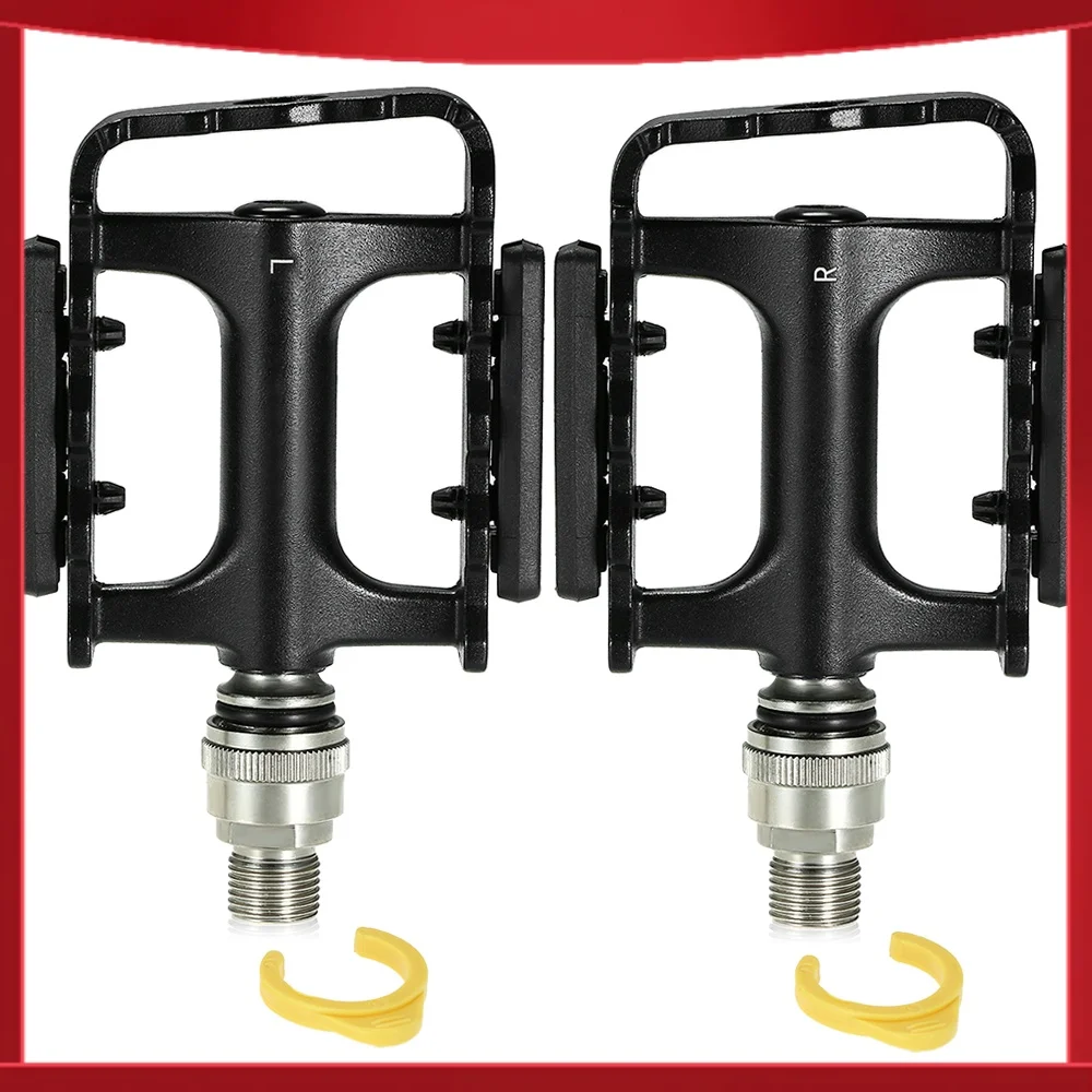 

Bike Quick Release Pedals MTB Bike Bicycle Cycle Platform Pedal with Pedal Extender Adapter