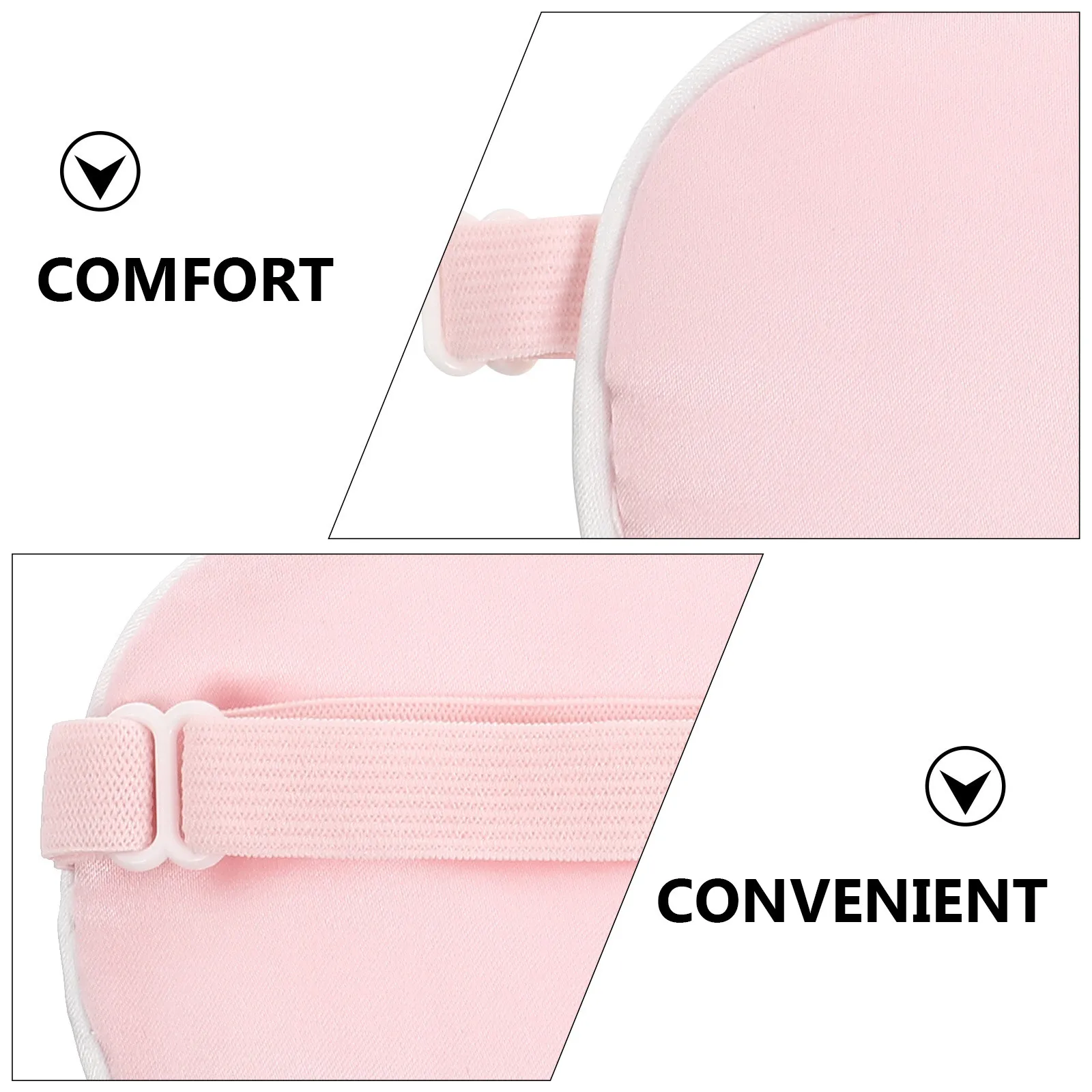 

2 шт. мягких детских масок для глаз из дышащего шелка премиум-класса, светонепроницаемые, идеально подходят для комфортного сна и защиты от света.