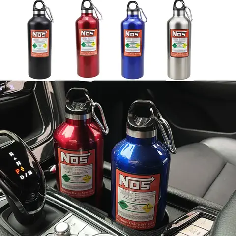 Stainless Steel Car NOS Nitrogen Bottle Insulation Cup 500ml Insulation Pot Racing Style Car Interior Decoration Accessories