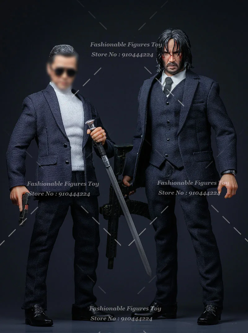 AT custom 1/12 Men Soldier John/Yeah Man & Caine/Ye Man Killer Battle Version Full Set 6Inch Action Figure Model Toys Collection