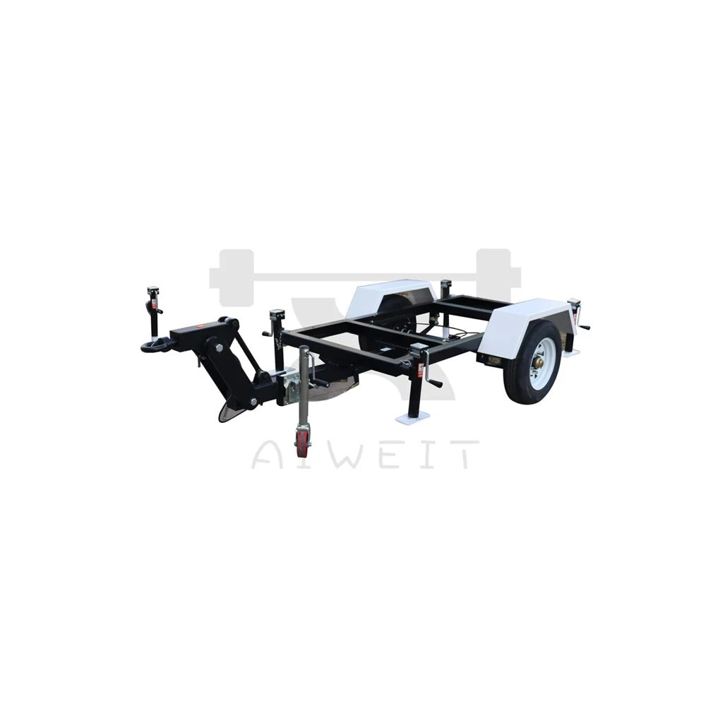 Hot Sale Multi Function Equipment Trailer Frame Chassis Drop Frame Skeletal Trailer for Generator Set