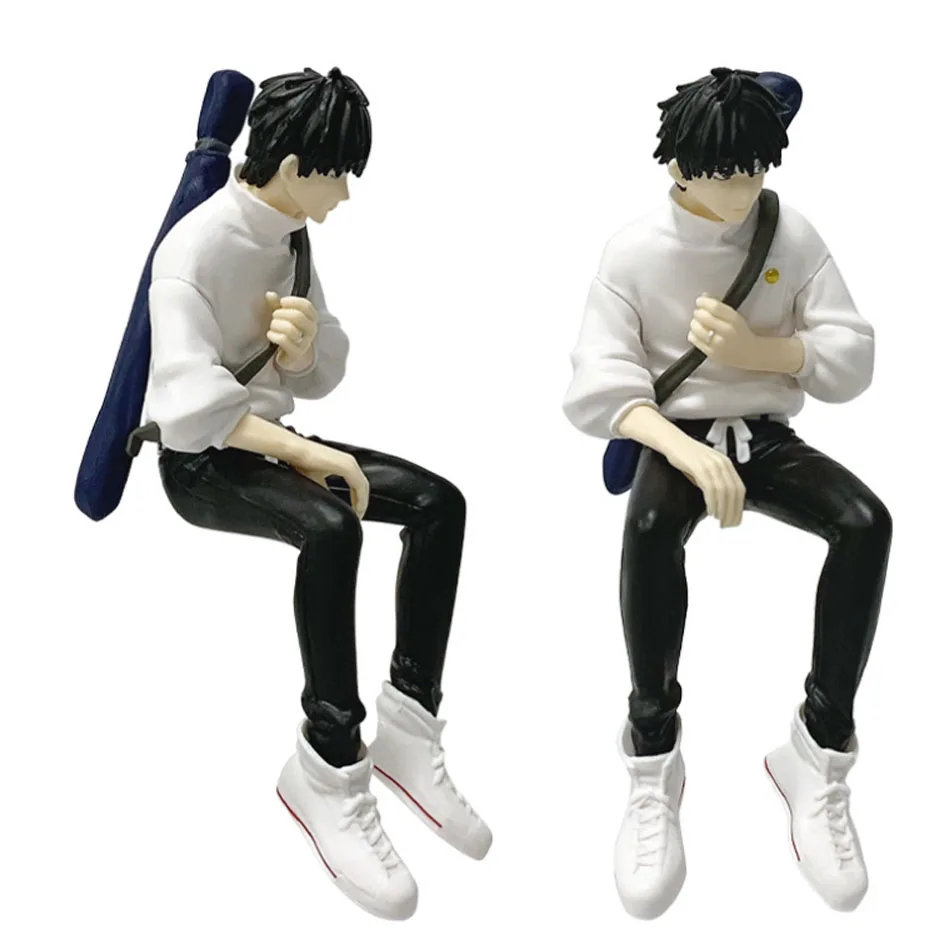 Per la nuova figura d'azione Jujutsu Sitting Pose, ornamento decorativo per auto, modello in cloruro di polivinile (PVC), regalo per bambini, modello giocattolo