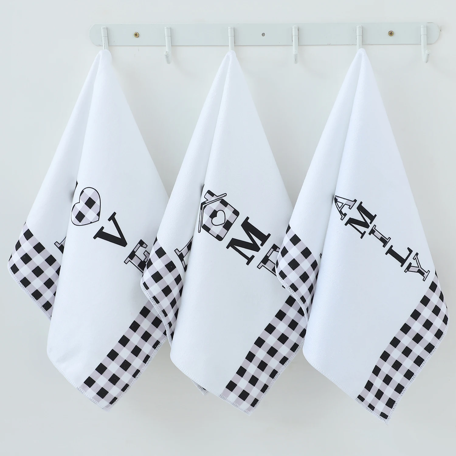 Digital Printing Kitchen Dish Washing Towel, Ultra-Fine Fiber Polyester, New Product, Manufacturer Direct Sales