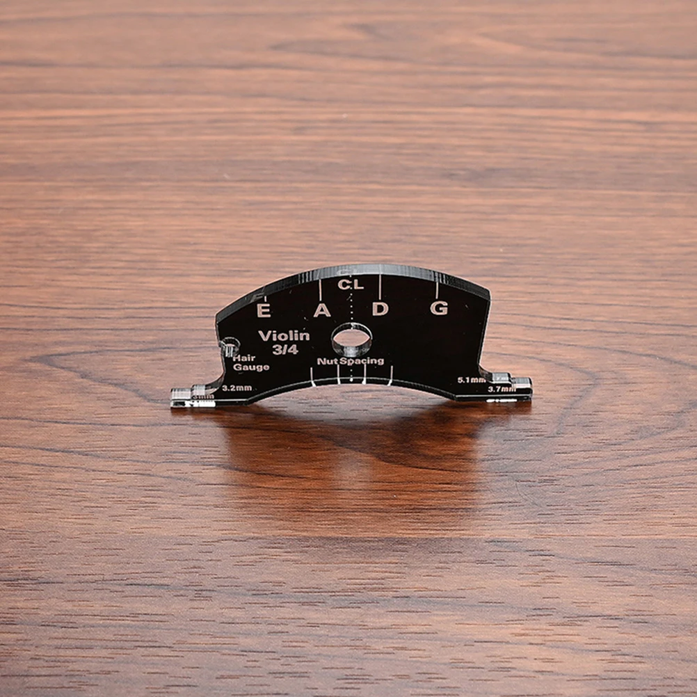 

Violin Repair Parts Measuring Tool Bridge for Fiddle Car Durable Fingerboard Template Plastic