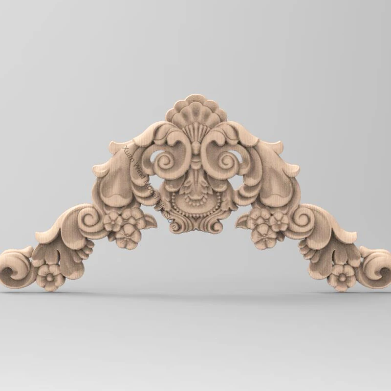 ملف نحت الخشب المزخرف بالزاوية المنحوتة ، نموذج STL لراوتر CNC Artcam تطمح ، ديكور المنزل الأوروبي ، نحت الأعمال الخشبية ، 35 *