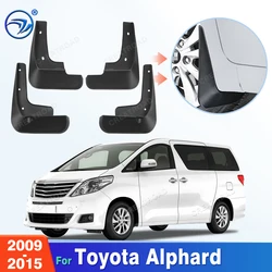 For Toyota Alphard 2009 2010 2011 2012 2013 2014 2015 Fender Mudflaps Splash Guards Mudguards Mud Flaps Car Accessories