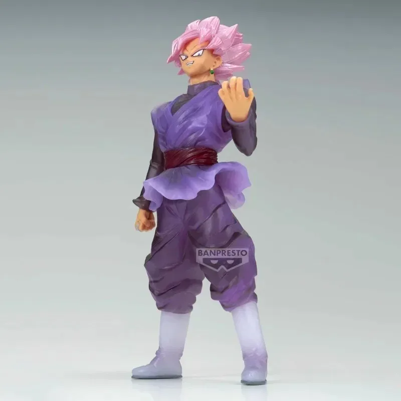 Bandai Originele BANPRESTO Anime Dragon Ball Clearise Super Saiyan Rose Goku Zwart PVC Action Figure Model Collectible Speelgoed