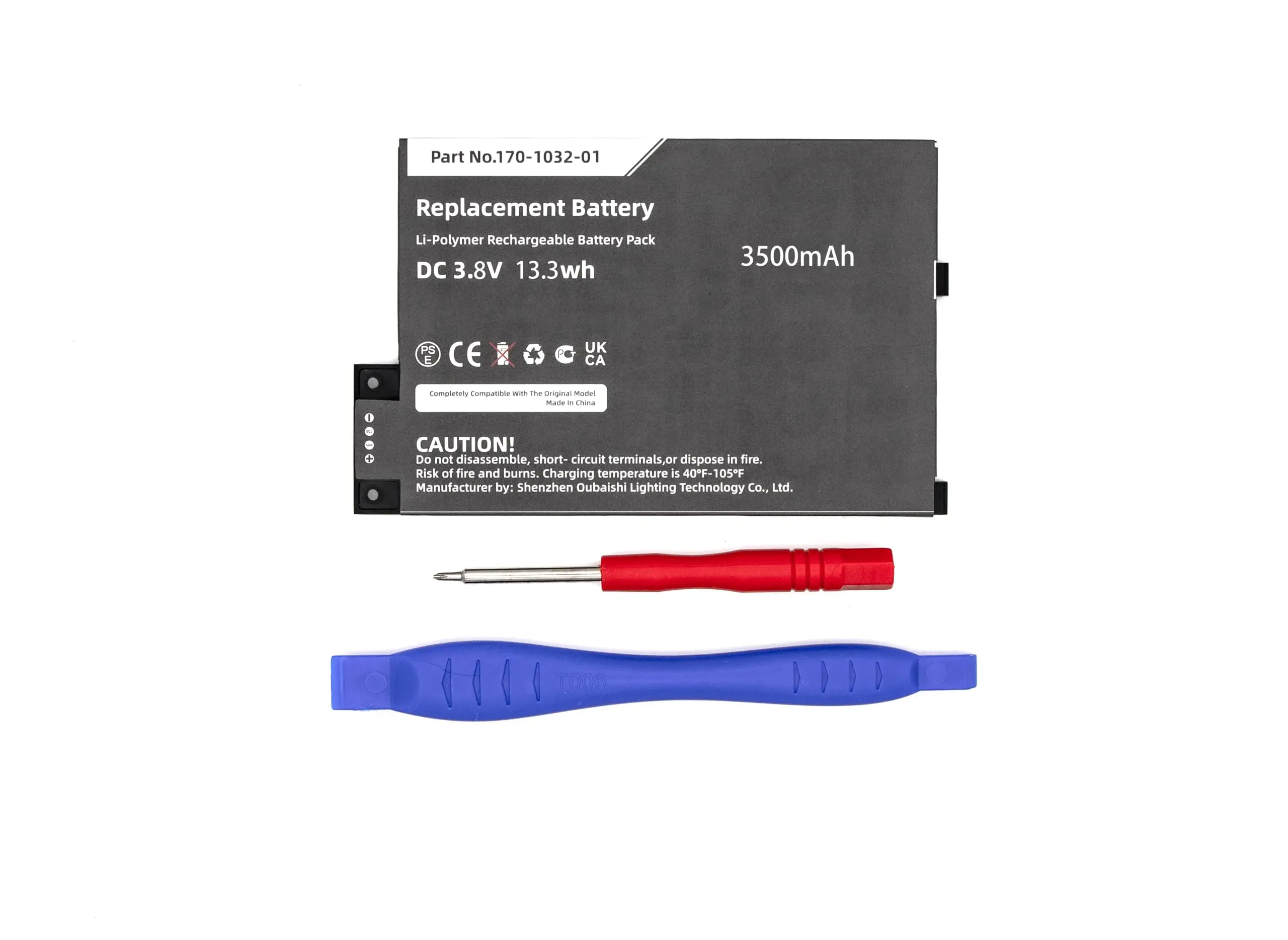 Replacement Battery for Amazon  Kindle 3, Kindle 3 Wi-fi, Kindle Graphite,Kindle III 170-1032-00,170-1032-01,GP-S10-346392-0100