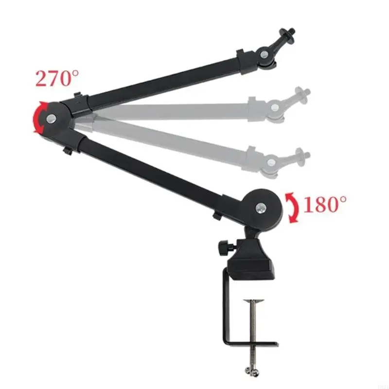 

Metal Microhone Arm Microphone Stand Holder Reliable Metal Desk Clamp 193A