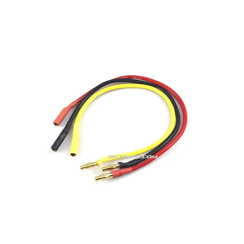 RC Hobby Brushless Motor Extensão chumbo, macho e fêmea bala, 3.5mm, 4.0mm