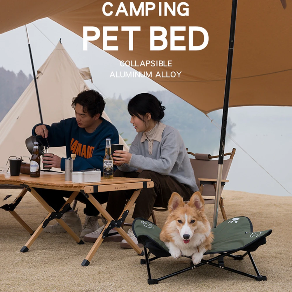 

ShineTrip Outdoor Camping Pet Dog House Mats Oxford Cloth Removable Washable Folding Pet Cat Hammock Bed Durable Waterproof New