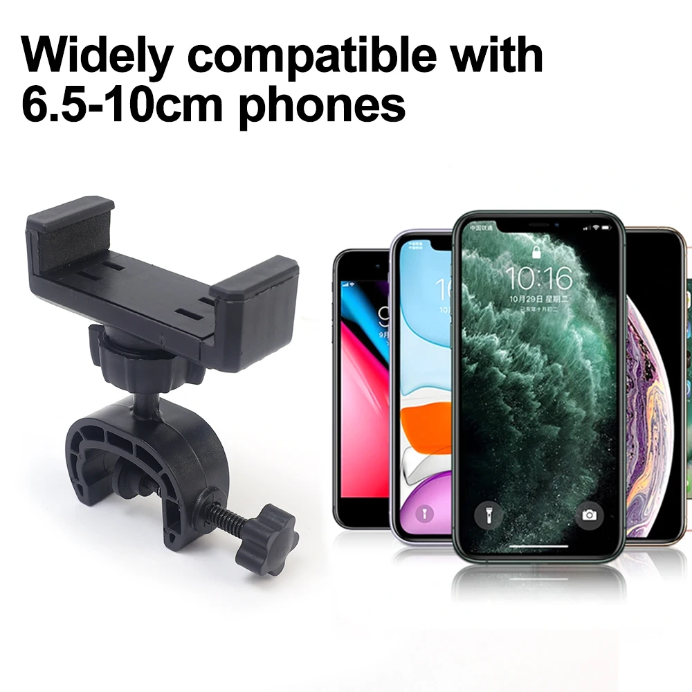 Portable Adjustable Tablet Tripod Phone Stand Holder 360 Degree Rotatable Cellphone Bracket Clip for Selfie Stick Camera Stands