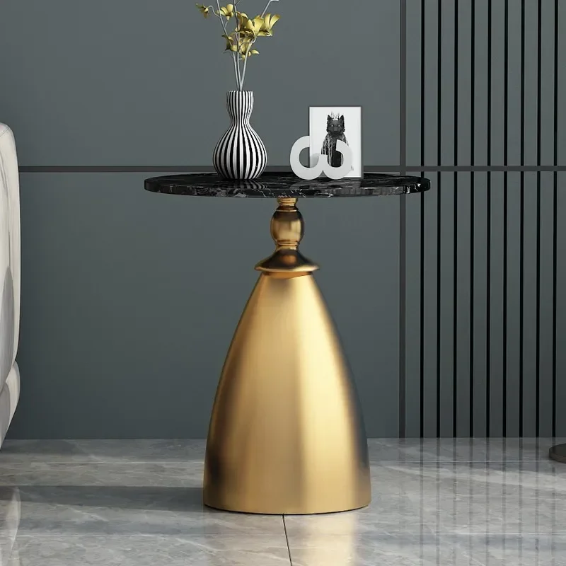 Nordic Iron Apartment Hotel Coffee Table Creative Home Furniture Coffee Table Modern Villa Balcony Round Coffee Table