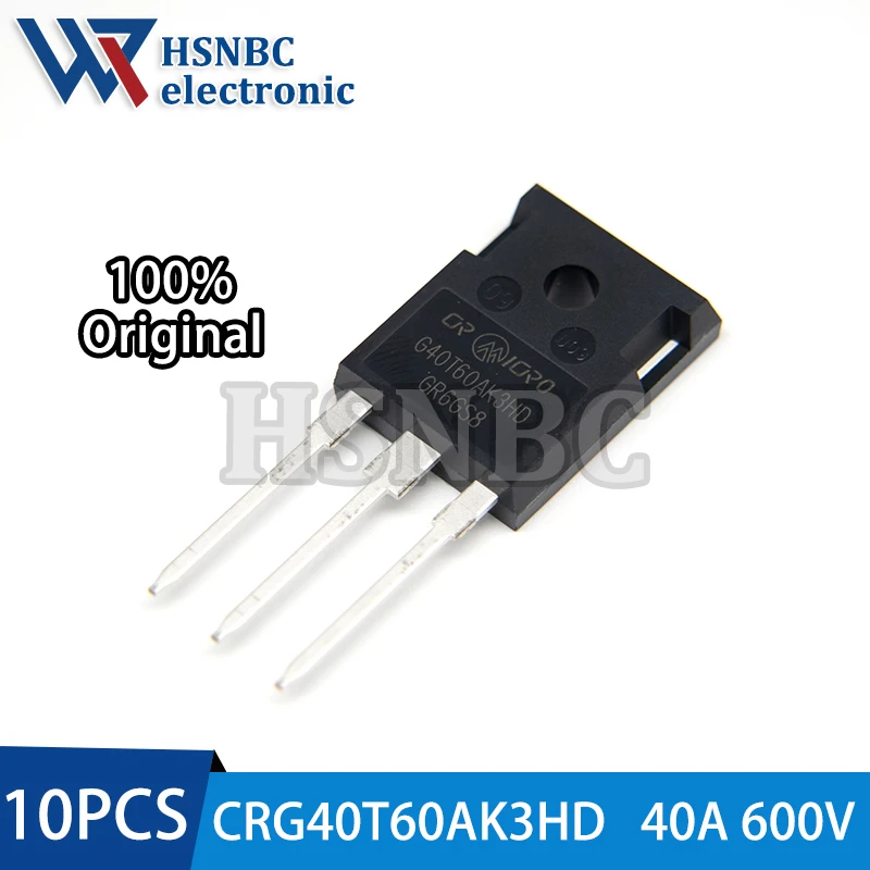 10 teile/los crg40t60ak3hd g40t60ak3hd crg40t60ak3h g40t60ak3h 40 t60 bis 247 600v 40a igbt Leistungs transistor neues Original
