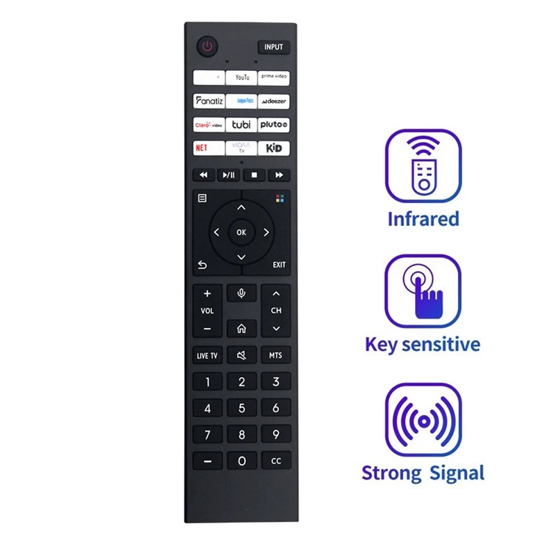 استبدل جهاز التحكم عن بعد CT-95052 لجهاز التحكم عن بعد للتلفزيون توشيبا 4K الذكي الذي يعمل بنظام Android LED