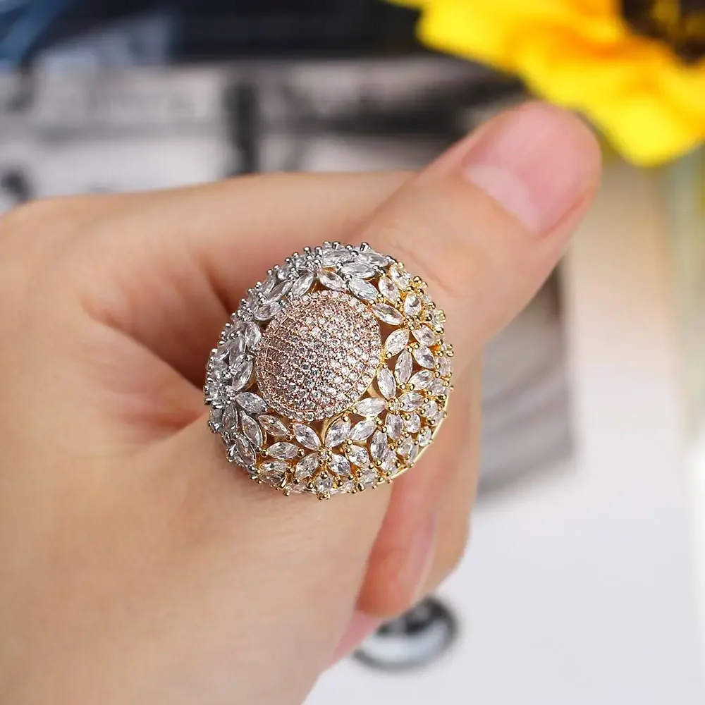 JEWEL 2024 New Style Luxury Cubic Zirconia CZ High Quality Micro Paved AAA Cubic Zirconia For Women Wedding Party Gift