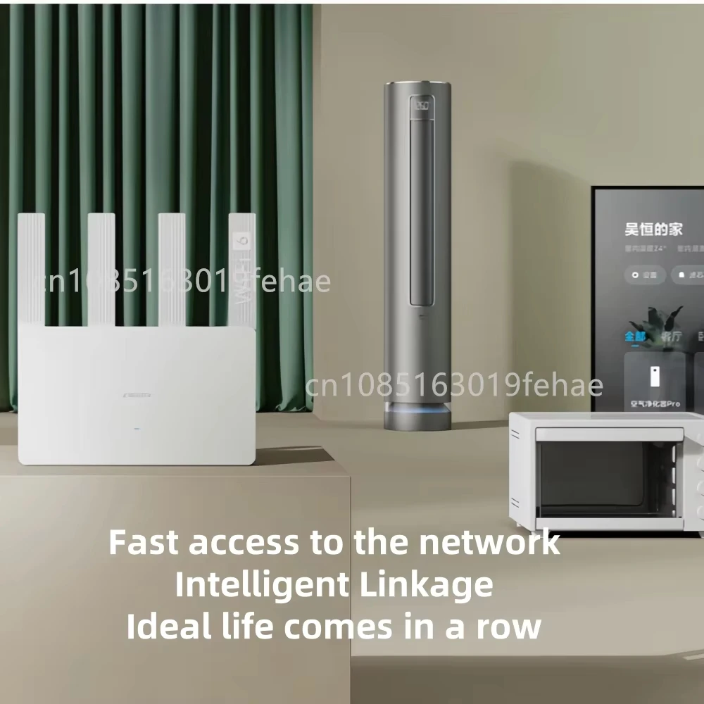 جهاز توجيه Xiaomi AX3000E WiFi6 بسرعة 2976 ميجا بت في الثانية، 2,4 جيجا/5 جيجا هرتز، puertos duales DAN/LAN، processadores Qualcomm، red de malla de memoria de 25