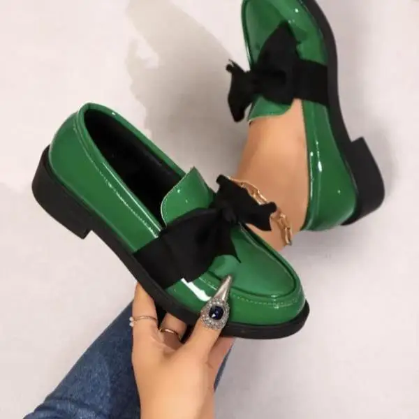 

Новые женские туфли Мэри Джейн на высоком каблуке, модные, дышащие, кожаные, без застежек, для прогулок по городу, для женщин среднего и старшего возраста