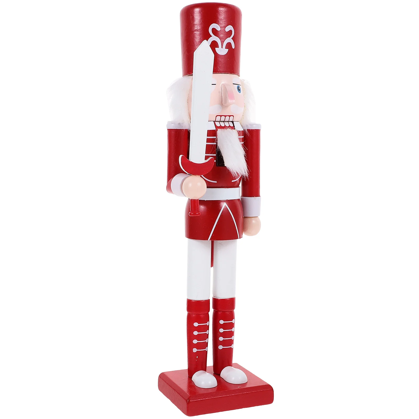 

Christmas Nutcracker Wood Craft Nutcracker Ornament Lifelike Desktop Xmas Party Decoration Xmas Nutcrackers Decor