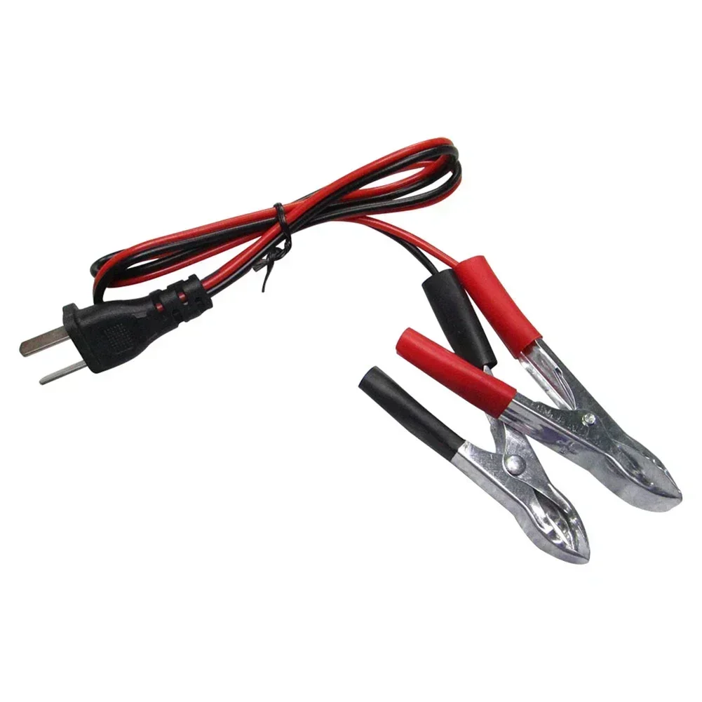 Generator Charging Cable DC 12V V Type Plug Gasoline Engine Battery Charging Cable With Clip Battery Cable With Plug