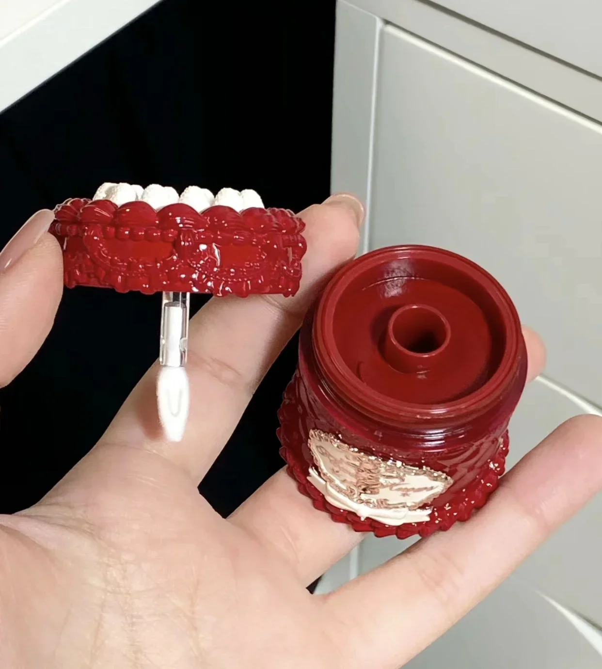 Flower Knows Strawberry Cupid Series Cake Lip Mud Velvet Matte Lip Cream Makeup