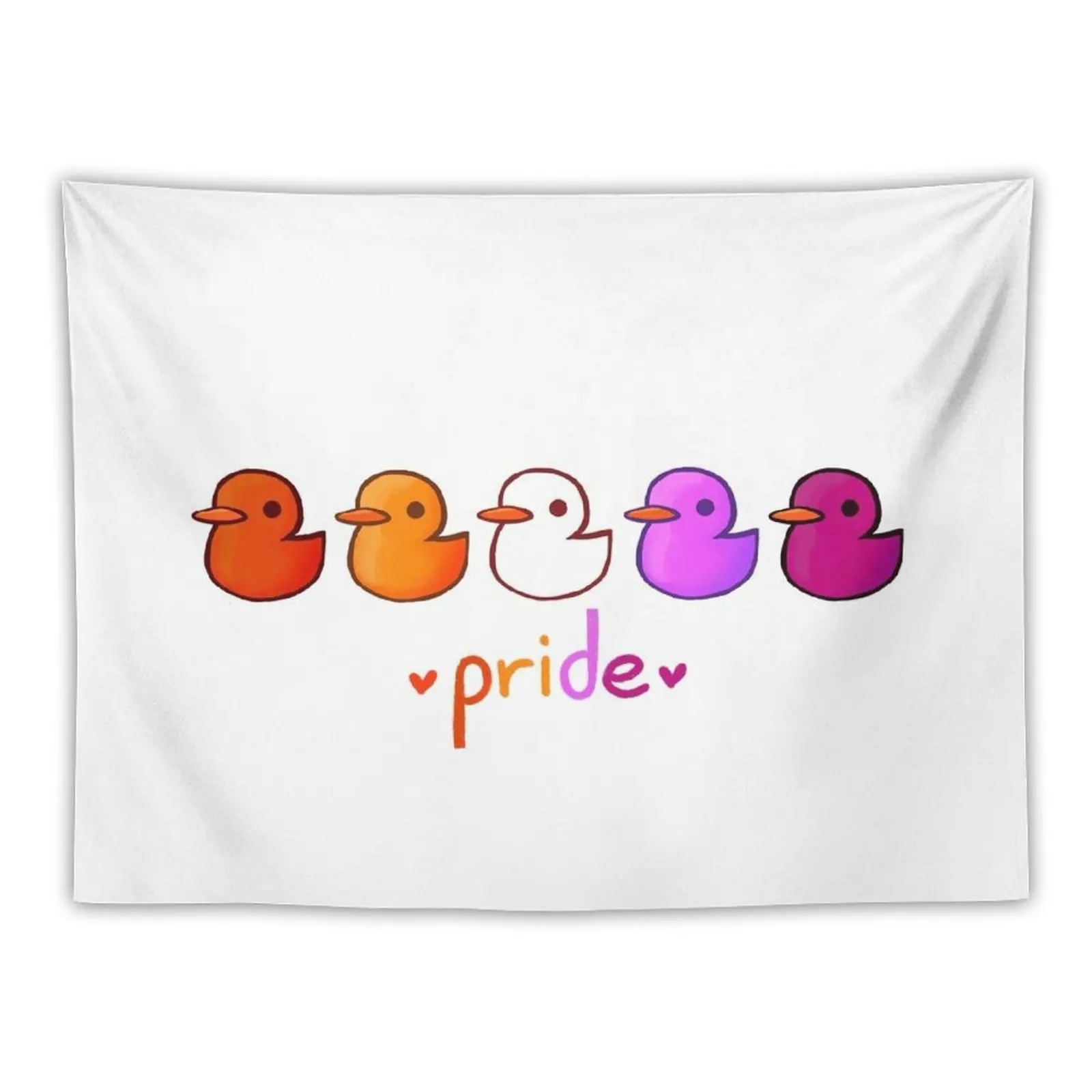 

New Lesbihonest Ducks PFlag Tapestry Room Decorating Aesthetic Cute Room Things