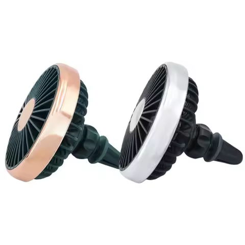 USB Fan For Car Air Vent Lighter Car Cooling USB Fan Summer Hot Days Cooling Applications With 3 Wind Speeds For ATV SUV Caravan