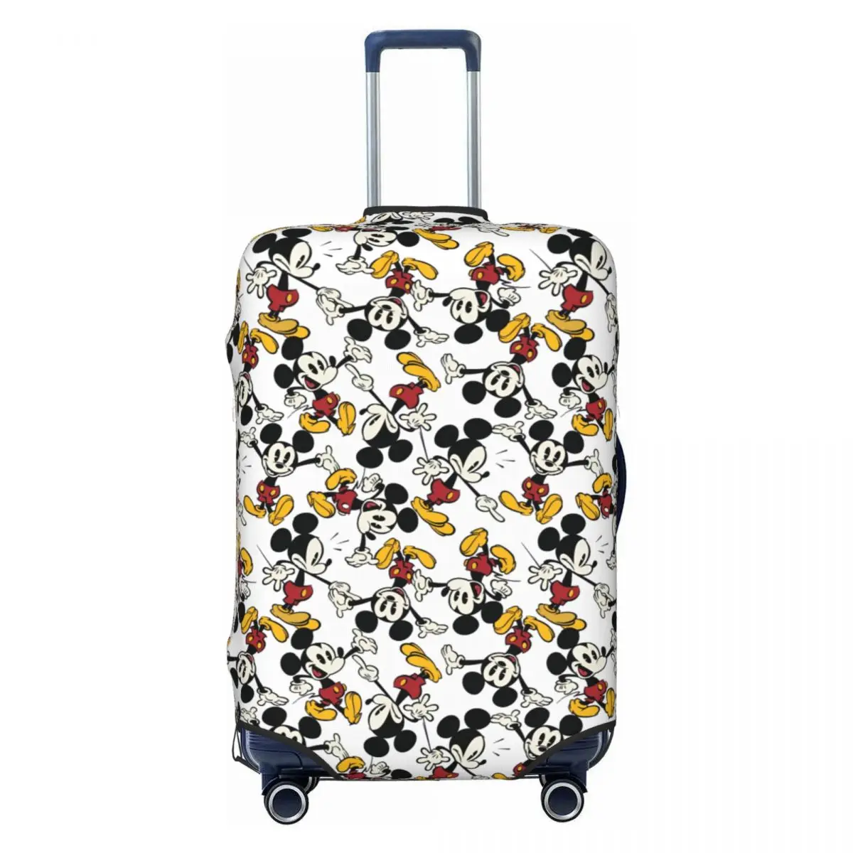 

Custom Mickey Mouse Travel Luggage Cover Washable Suitcase Cover Protector Fit 18-32 Inch