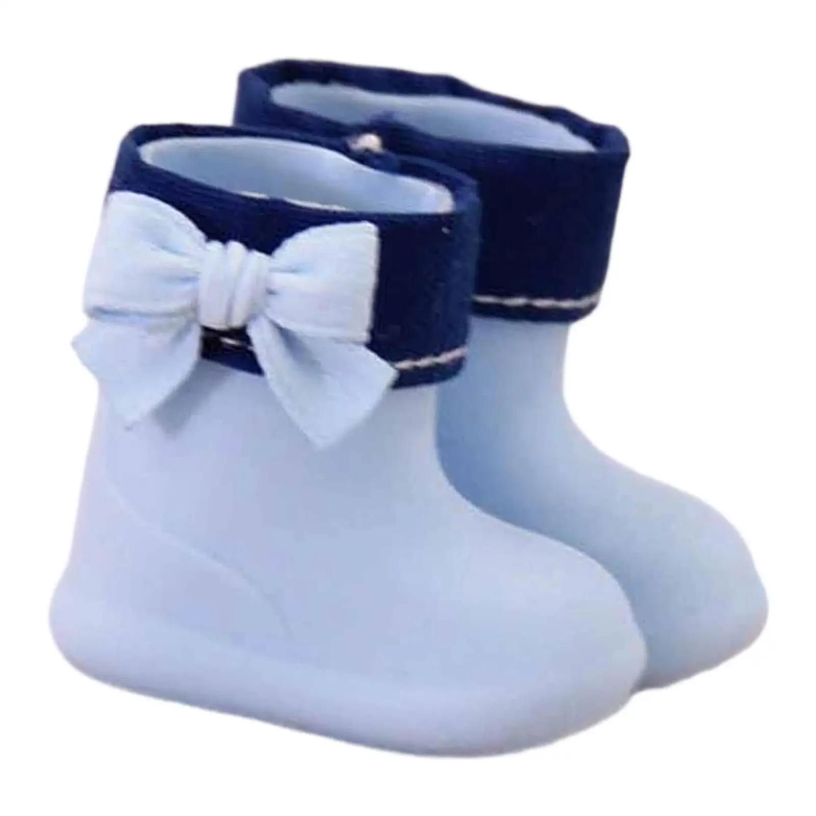 

Doll Rain Boots, Sturdy, Gift, Replacement, Simulation, Festival Dolls Accessories Silicone Decorative Short Boots Miniature