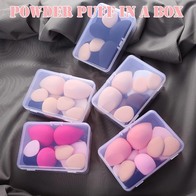 10pcs/set Cosmetic Beauty Puff Set Makeup Foundation Puff Powder Puff Make up Beauty Tools