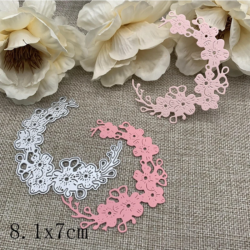 Christmas flower frame series Metal Cutting Dies Stencils For DIY Scrapbooking Decorative Handcraft Die Cutting Template Mold