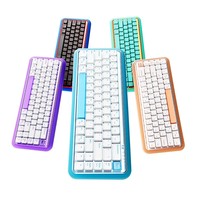 DURGOD S230 Mechanical Keyboard 67Key Wireless Three Mode Portable Custom ABS Keycap Office Gaming Keyboard for Low Profile Axis