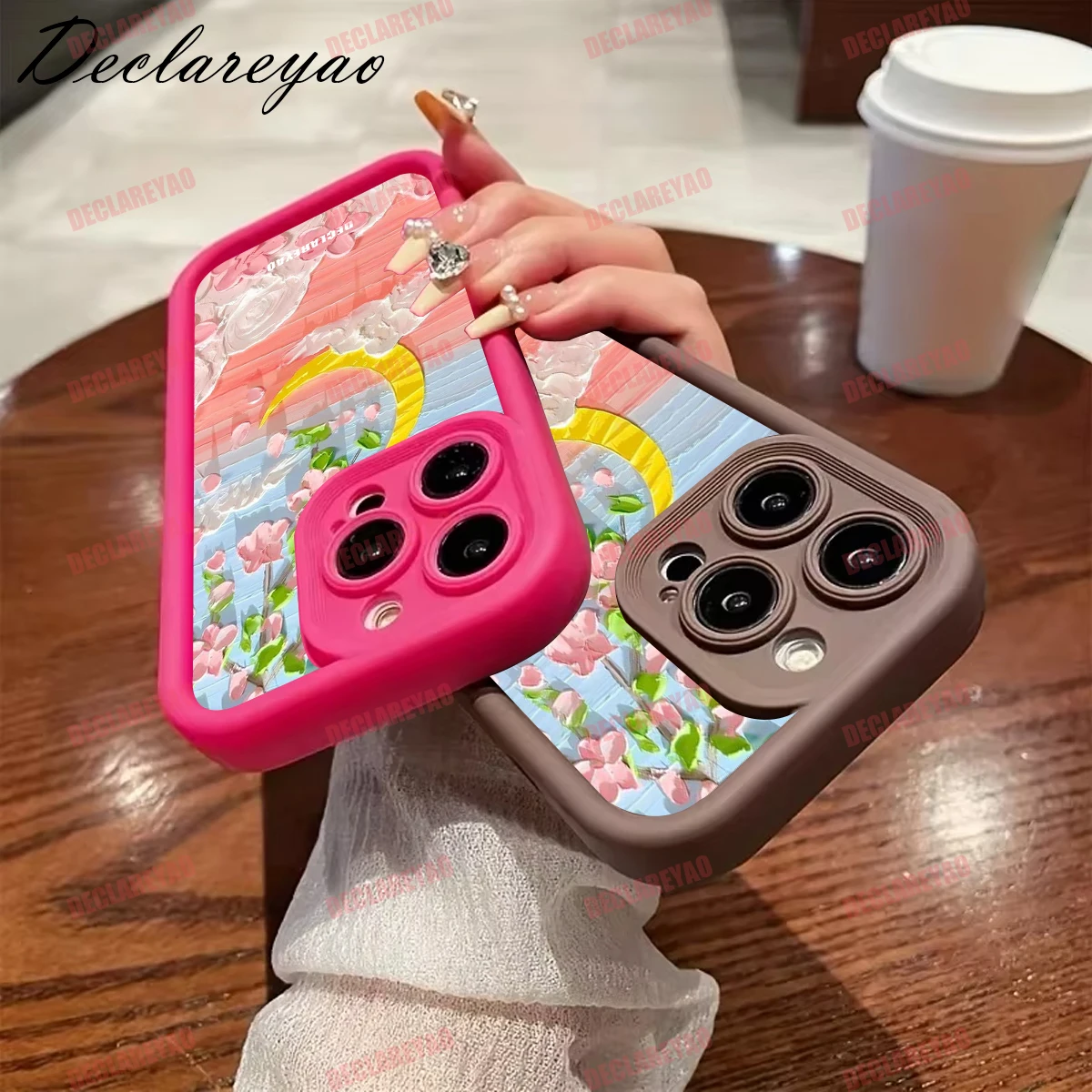 DECLAREYAO ماتي ضوء سليم بولي TPU لينة كوكه ل VIVO S15 T1X Y51A Y50 V25 Y22 Y77T Z3 S16E Y15A V11i Y30i V غطاء مقاوم للصدمات