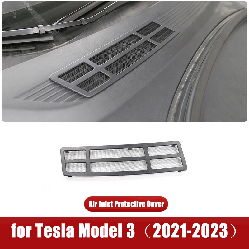 

Защитная сетка воздухозаборника для Tesla Model 3/Y, фильтр от насекомых, решетка воздуховода, аксессуары для интерьера автомобиля