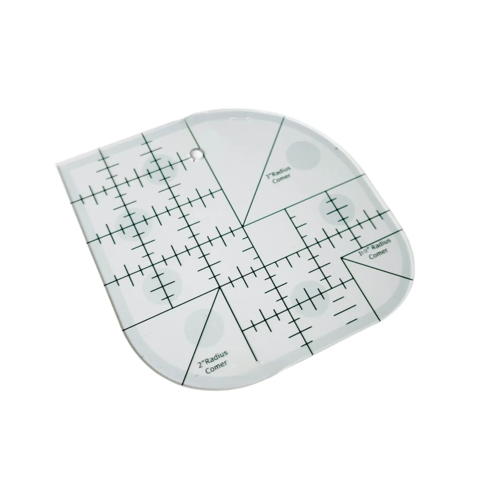 Non Slip Measuring Tool for acrylic Quilting Ruler Sturdy And Lightweight Clear Markings for versatile Crafting Tool For Sewing