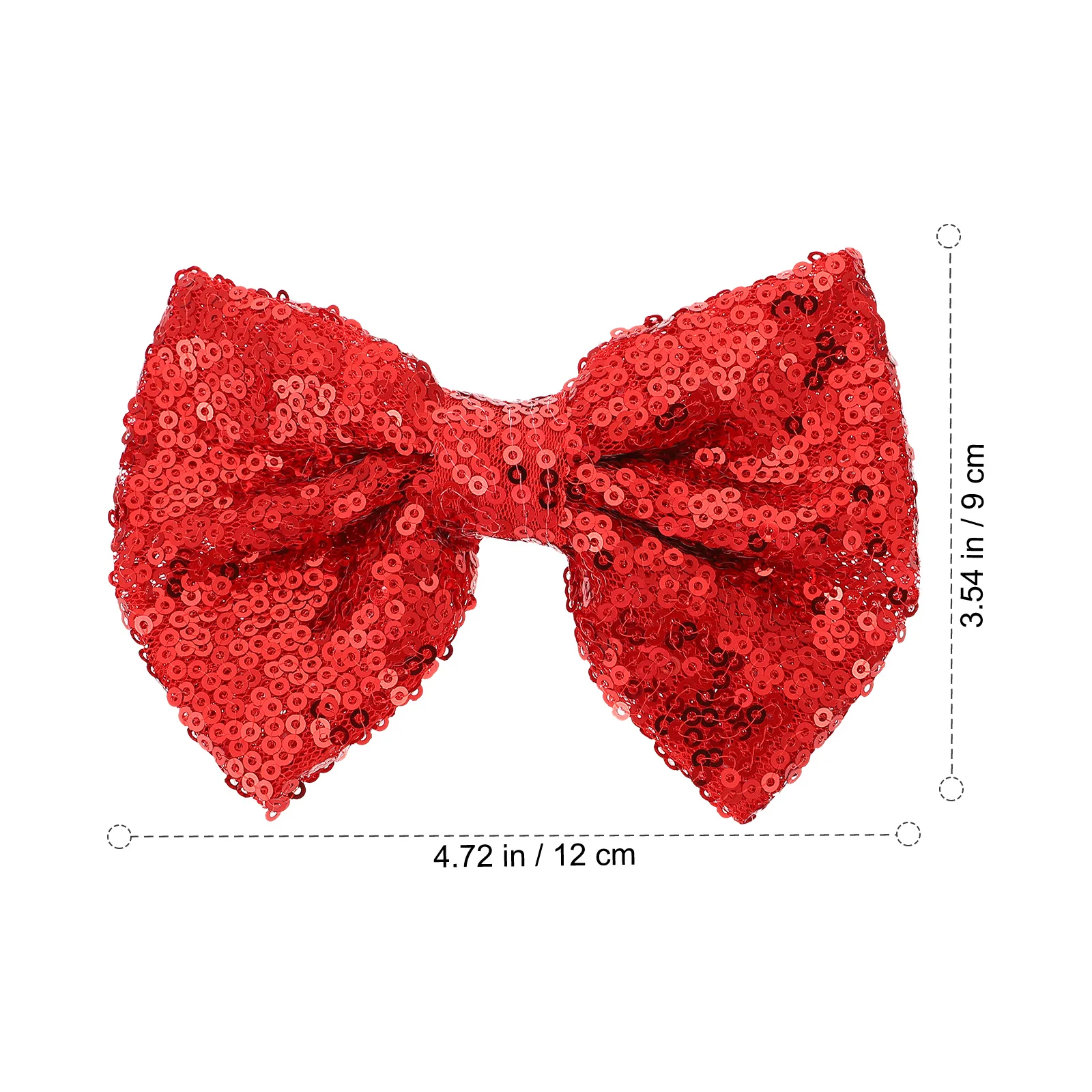 

5Pcs Bow Knot Hair Clips Sequins Embroidery Christmas Hairpins Party Hair Holders Xmas Barrettes for Christmas Hairpin