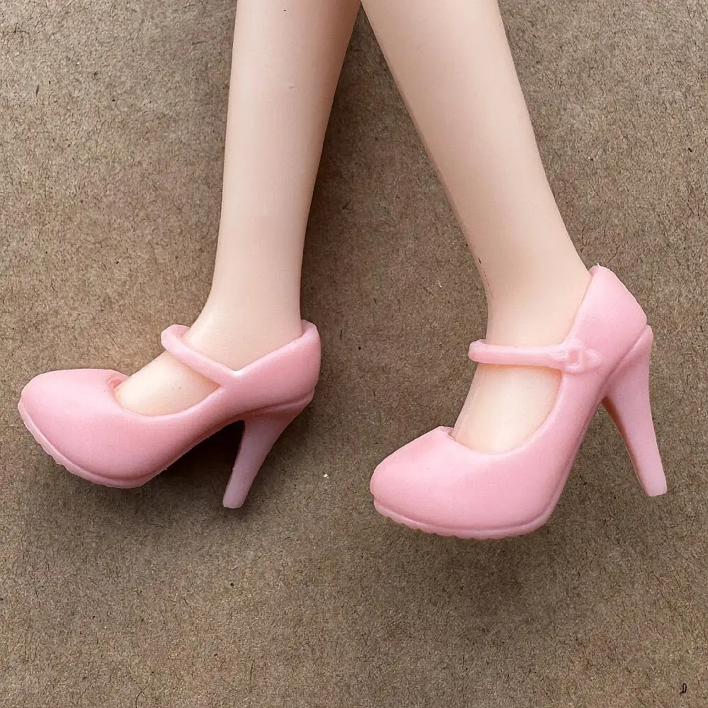 1/6 Maßstab Licca Puppenschuhe DIY High Heels & Flachsohlen Deko-Spielzeug für Puppenzubehör – Detail 9