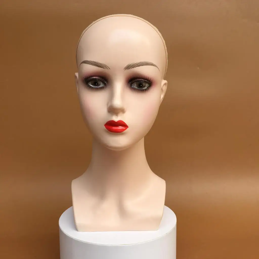 

Wig Displaying Model Head, Female Head 22" Inches Circumference, Wig, Hat, , Jewlery Display Head