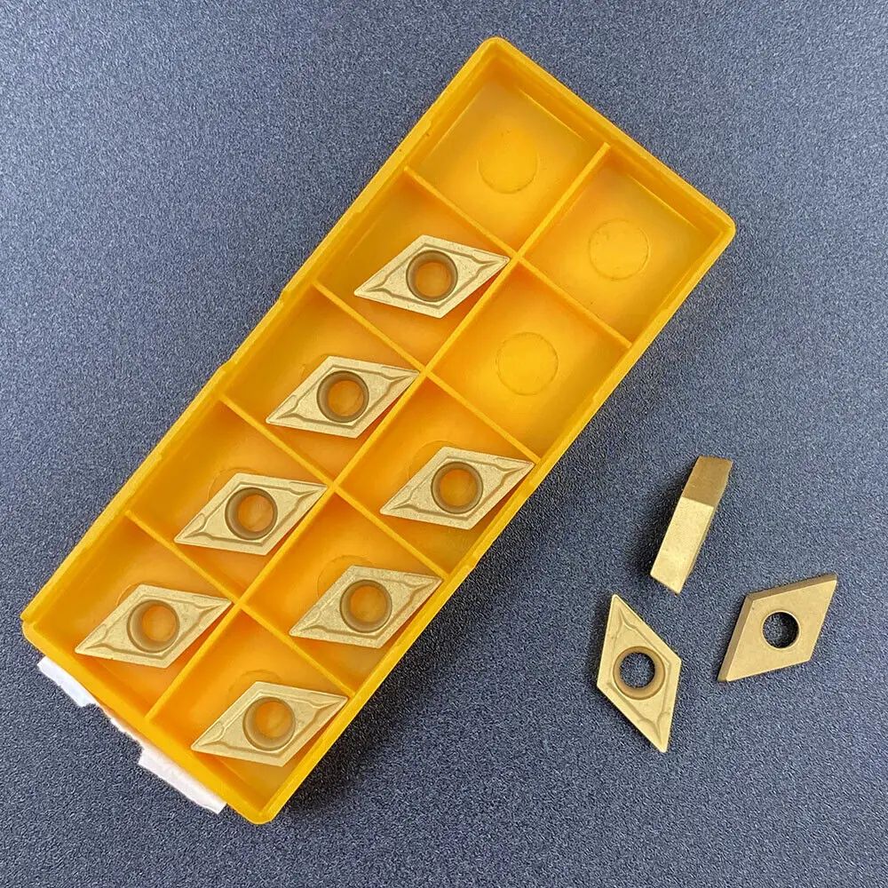 Imagem -06 - Carbide Turning Inserts Torno de Corte Ferramenta Dcmt11t304 Dcmt 32.51 10 Pcs