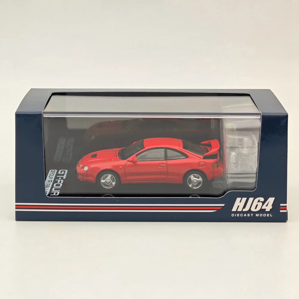 1/64 Hobby Japan for CELICA GT-FOUR WRC Edition (ST205) w/ Engine Red HJ641064AR Diecast Models Car Collection